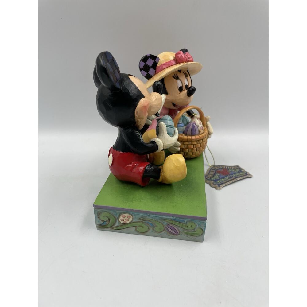 Disney Traditions Easter Artistry Mickey & Minnie Figurine 6008319 NWT - Picture 4 of 9